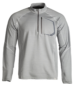 Средний слой Кофта / Teton Merino Wool 1/4 Zip 2X Gray