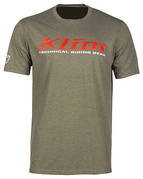 Футболка / K CORP SS T Military Green - High Risk Red
