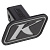 Вставка в фаркоп / Klim Trailer Hitch Cover Gray