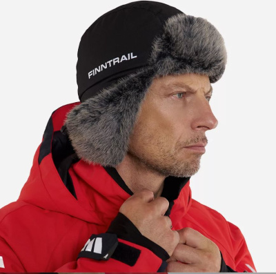 Шапка-ушанка Finntrail Hat Terra 2950 Graphite (XL-XXL)