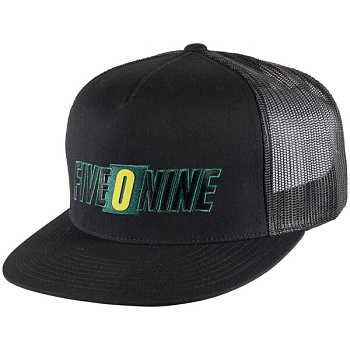 Кепка / Five O Nine Flat Billed Trucker Hat ONE SIZE FITS ALL Black