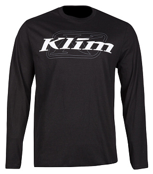 Кофта/Klim/K CORP LS T/Black - White/3XL/