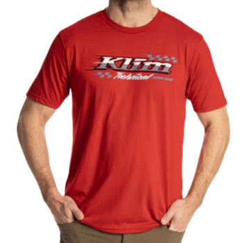 Футболка / Heritage Tri-blend Tee MD Classic Red - White