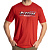 Футболка / Heritage Tri-blend Tee MD Classic Red - White