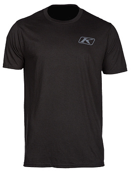 Футболка/Klim/RUN YOUR ENGINE SS T/Black - High Risk Red/L/