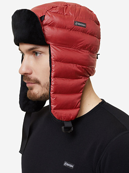 ШАПКА ПУХ D-TUBE HAT КРАСНЫЙ 62