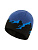 ШАПКА ТРИКОТАЖ ROCKS ЧЕРНЫЙ/СИНИЙ ТМН